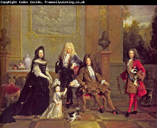 Nicolas de Largilliere Louis XIV and His Family